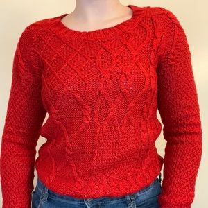 Red, Soft Knit Mossimo Sweater
